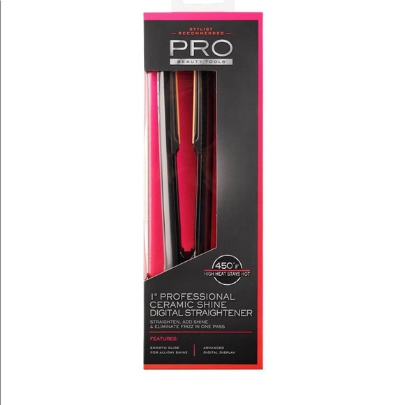 PRO CERAMIC FLAT IRON Accessories - BRAND NEW PRO 1 INCH DIGITAL FLATIRON UP TO 450•F